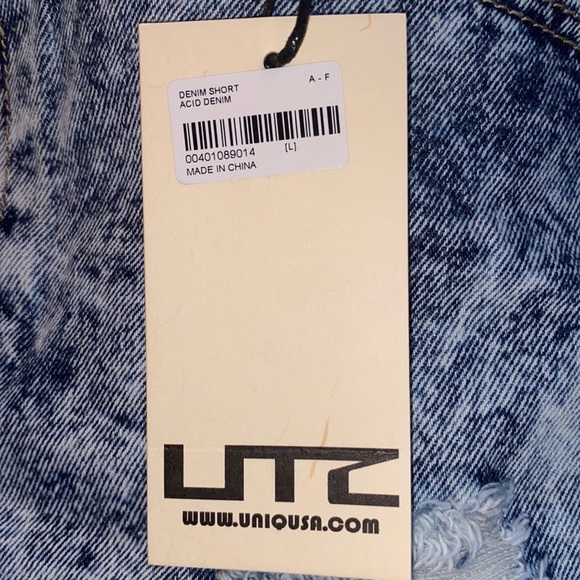 Distressed Denim Shorts - Picture 3 of 3